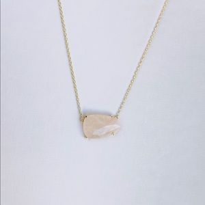 Kendra Scott ‘Isla’ Necklace Rose Quartz